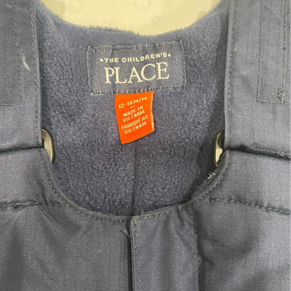 The Children’s Place Dark Blue Snowsuit kids 12-18m - Picture 3 of 5